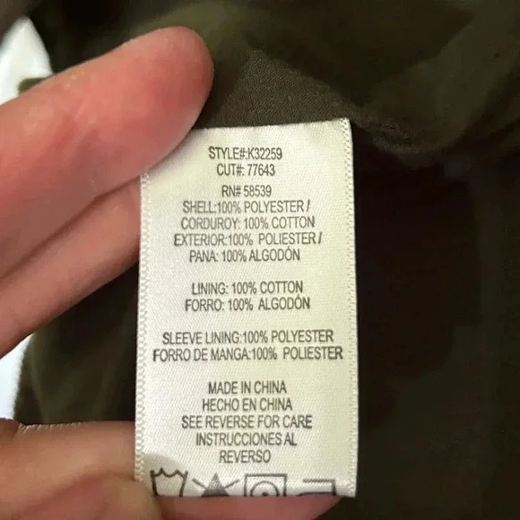 EUC Kut from the Kloth lightweight olive quilted jacket size Large Great details - Picture 5 of 11